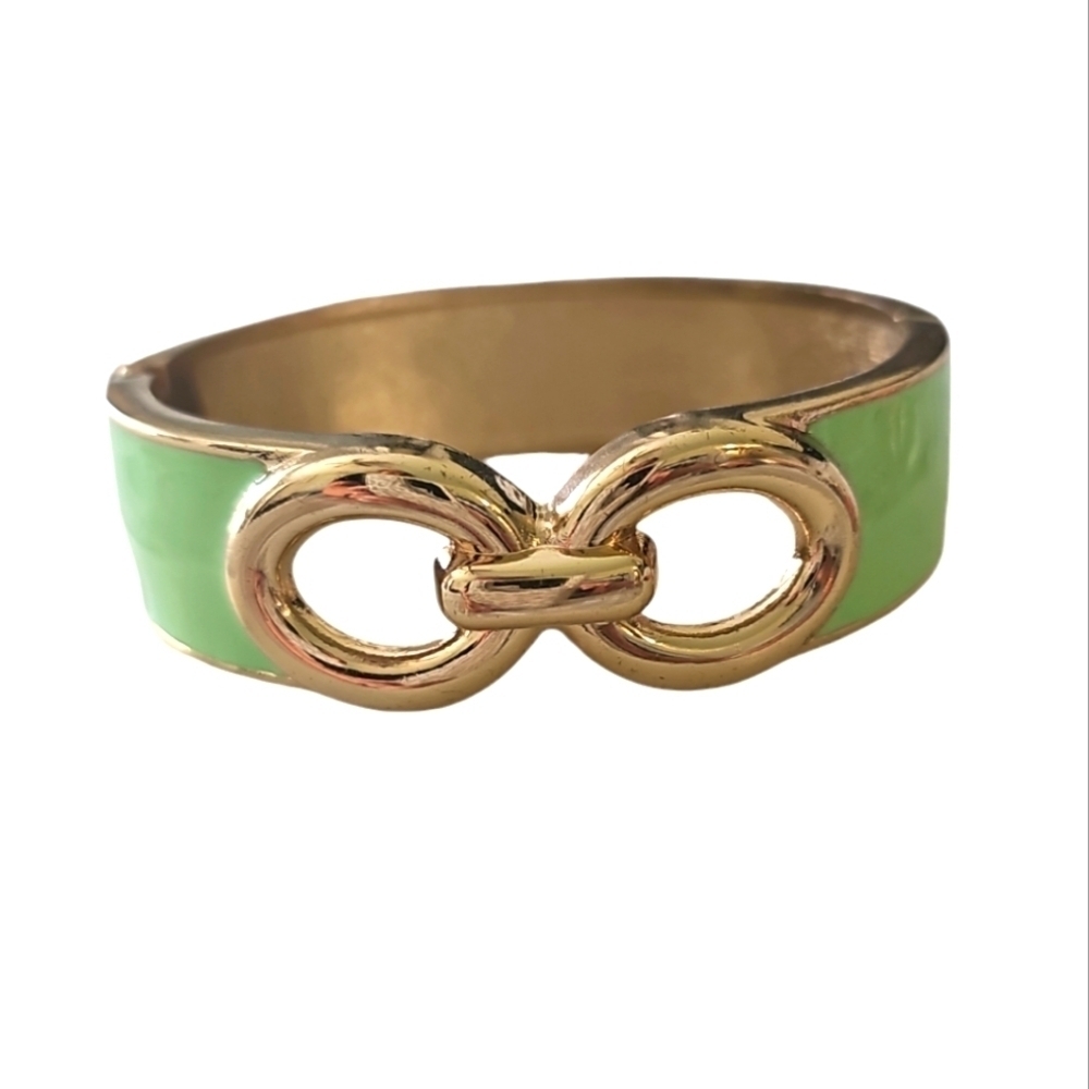 Interlocking Gel Bangle - Mint - image 4
